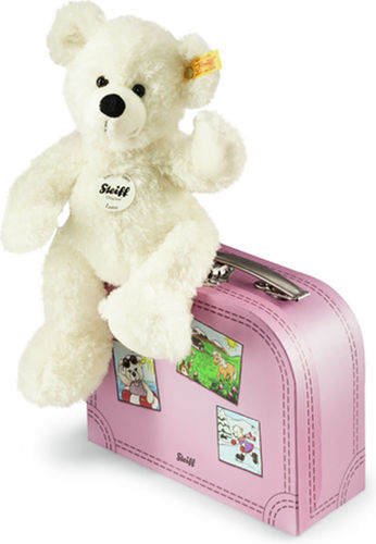 Steiff Teddybär Lotte weiß 28 cm im Koffer 111563